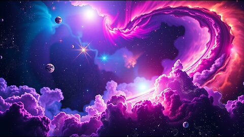 Colorful Outer Space Soundscape | Cosmic Nebula & Starfield Ambience SFX 4K