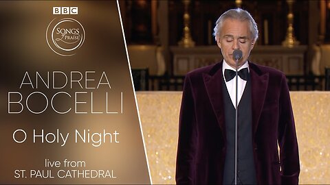 O Holy Night by Andrea Bocelli Live At St. Paul Cathedral In London