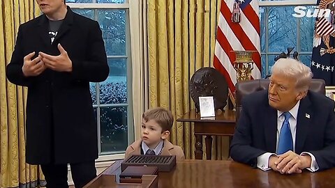 Elon Musk’s Son Steals the Show in Trump Meeting—Adorable & Hilarious Oval Office Moment!