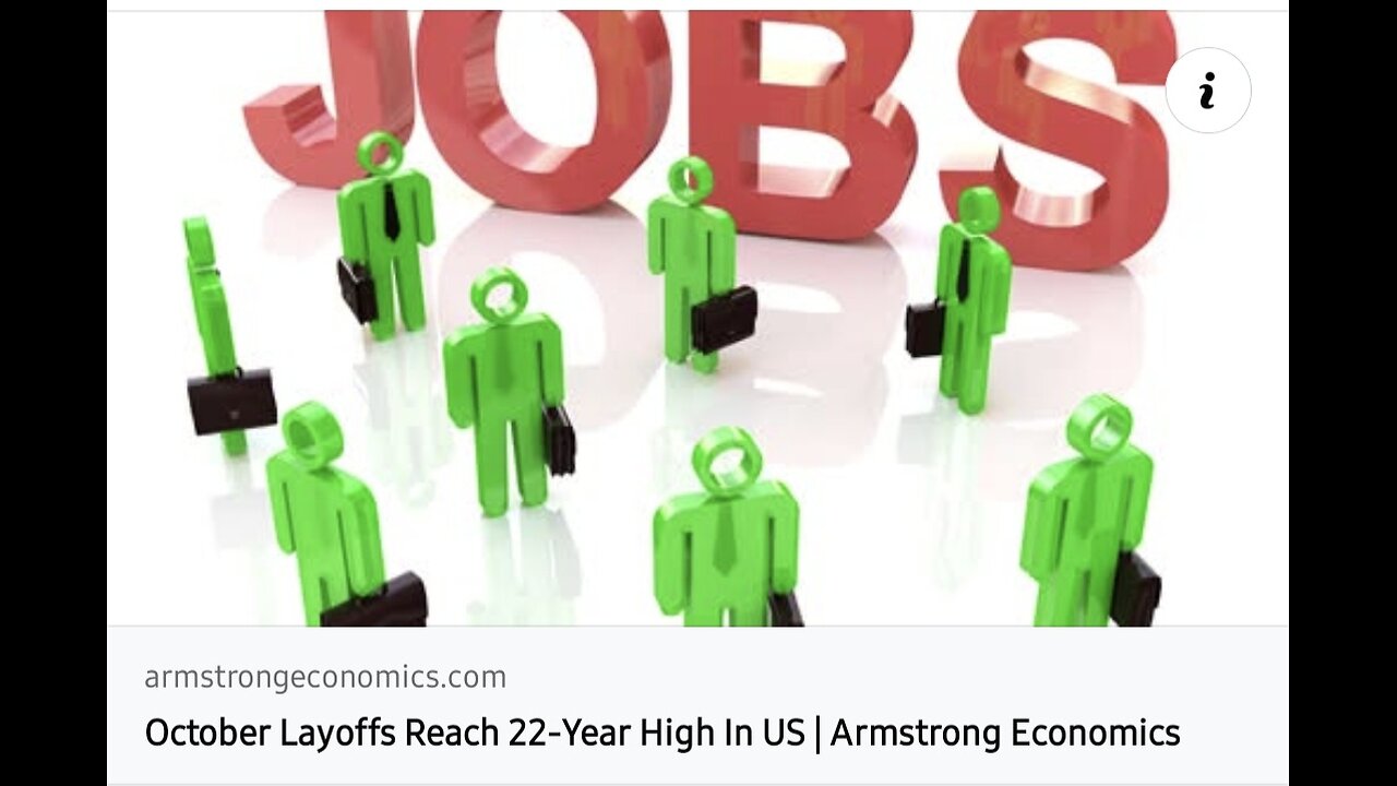 Martin Armstrong Writings ~ The US workforce saw a brief bump in hiring this October, coupled with a steep rise in firings. The Bureau of Labor Statistics