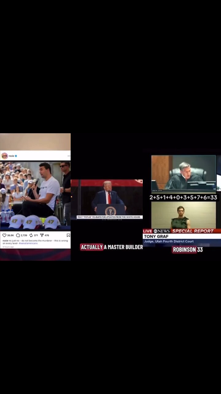 ⚫️🔺🇺🇸 FREEMASON REFERENCE AT KIRK MEMORIAL RITUAL ▪️ Trump calls Kirk a “Master Builder”