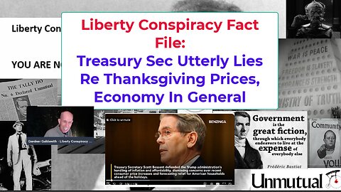 Fact File: Bessent Lies Re Economy, Claims Thanksgiving Will Be CHEAPER