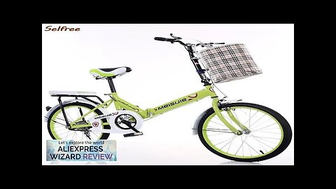 Selfree 20 Inch Folding Bicycle Light Road Adult Primary And Secondary School Review