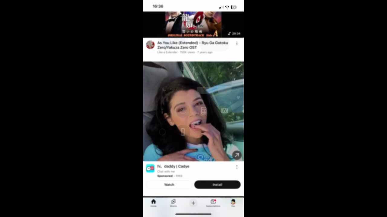 Sexual content youtube ads