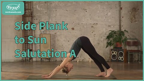 5 Minute Beginner Yoga for Strength & Flow | Side Plank into Sun Salutation