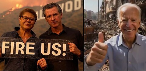 Gavin Newsom Caught Pretending To Be On The Phone With Biden By Victims Of The LA Fires