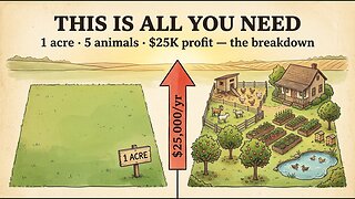 1 Acre, 5 Animals, $25K Profit – Here’s the Math (Video)