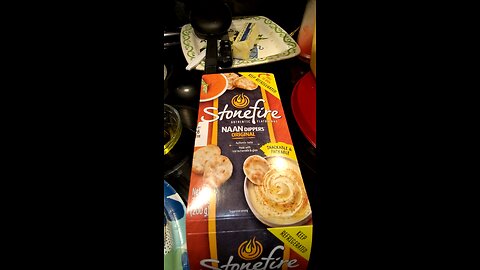 Eating Stonefire Naan Dippers, Dbn, MI, 12/12/25
