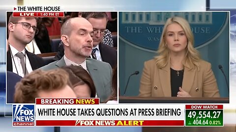 'LEFT-WING HACK': Leavitt turns the tables on 'BIASED REPORTER' in briefing room