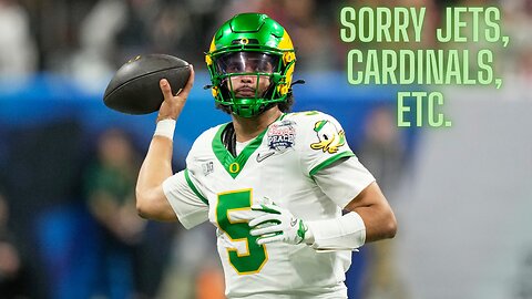 With Dante Moore's announcement that he is staying in school, what will the Jets/Cardinals do at QB?