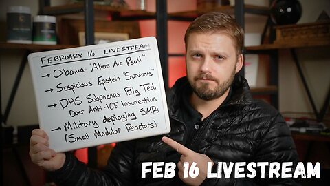 [2.16] Obama Says ALIENS ARE REAL!, Suspicious Epstein "Survivors", Military Deploying SMRs