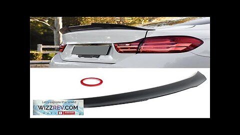 PSM Style Highkick Rear Trunk Spoiler Boot Lip Wing For BMW F30 Review