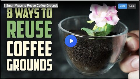 8 Smart Ways to Reuse Coffee Grounds