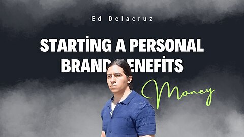 Benefits of running a personal brand by Ed Delacruz #Money #wealth #finance #reels #shorts