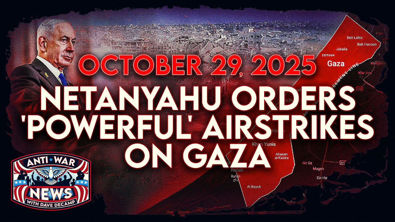 Netanyahu Orders 'Powerful' Airstrikes on Gaza, US Bombs 4 More Alleged Drug Boats, and More