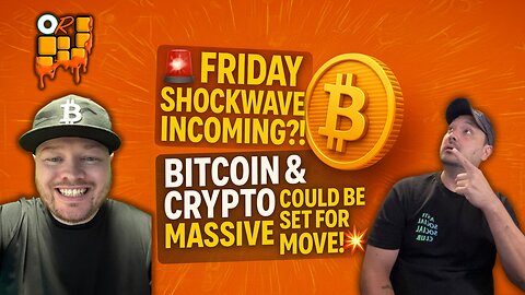 🚨FRIDAY SHOCKWAVE INCOMING?!🔥 Bitcoin & Crypto on the Edge of a MASSIVE Breakout or Breakdown?!💥