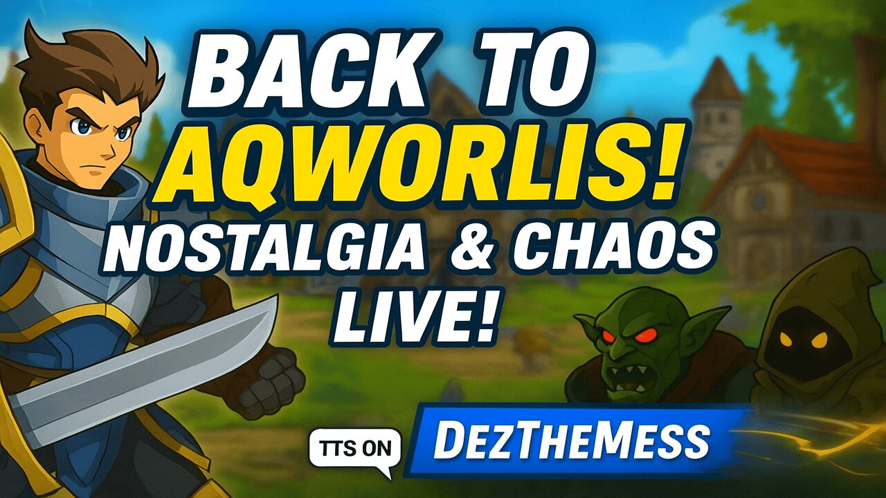 Back to AdventureQuest Worlds 🌍 | Nostalgia, Chaos & TTS 💬