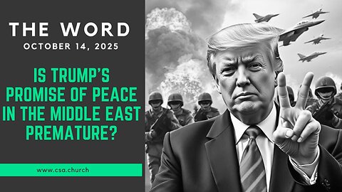 Is Trump's Promise Of Peace In The Middle East Premature?