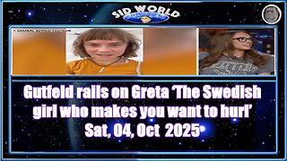 Gutfeld rails on Greta ‘The Swedish girl who makes you want to hurl’