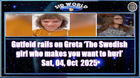 Gutfeld rails on Greta ‘The Swedish girl who makes you want to hurl’