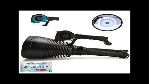 Astrolux® MF05 SBT90.2 7500LM 2500000CD Powerful 18650 Flashlight with Cooling Fan 3162m Review