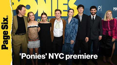 Emilia Clarke, Haley Lu Richardson and more attend the 'Ponies' premiere