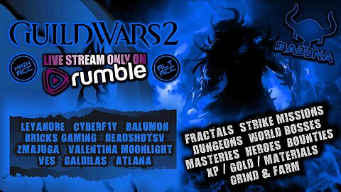 GUILD WARS 2 ALT/MAIN ACC MASH UP ft RUMBLERS @Leyanore, @FairyMysterious