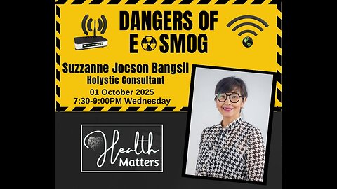 HM Session 124 Dangers of E-Smog with Suzzanne Jocson Bangsil