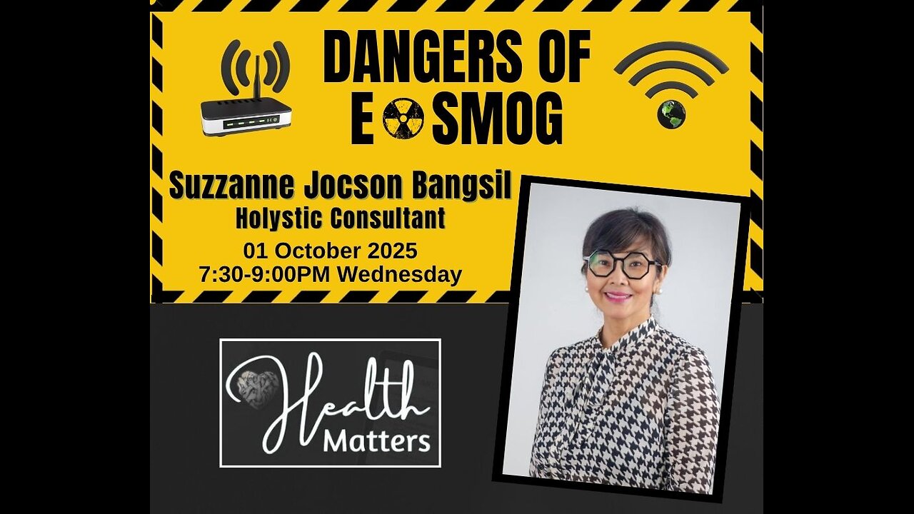 HM Session 124 Dangers of E-Smog with Suzzanne Jocson Bangsil