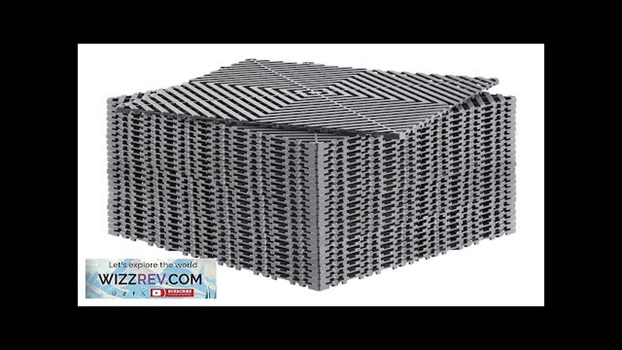 Drainage Mat Drainage Floor Tile 12” x 12” Modular Interlocking Cushion Review