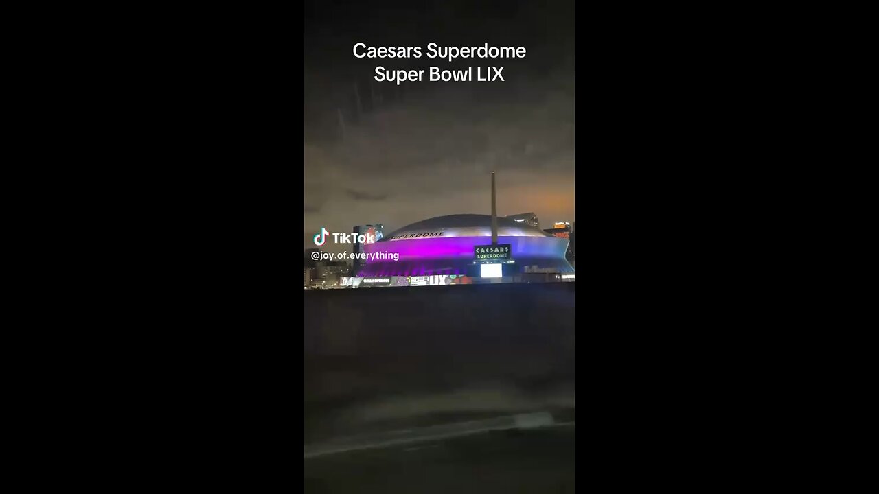 What’s Hovering Over The Superdome in New Orleans Tonight?