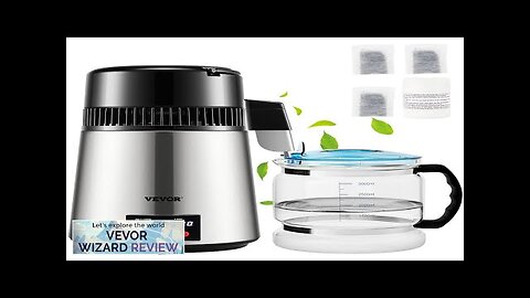 VEVOR 1.1 Gal Water Distiller 0.3 Gal/H 750W Distilled Water Maker Machine Review