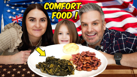Brits Try Traditional Southern New Years Day Food (Will It Bring Us Luck) ???? #southerncooking