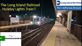 The Long Island Railroad Holiday Lights Train!