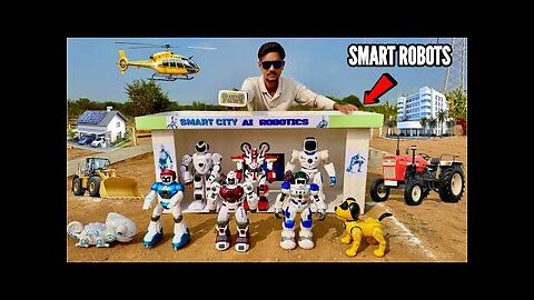 I Build RC Smart AI Robotics Showroom From RC Mega Trucks - Chatpat toy TV