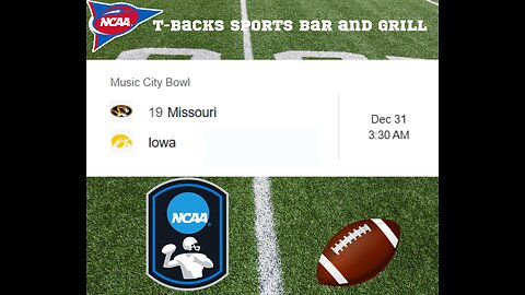 T-Backs Sports Bar and Grill Sports Schedule and Wingsday wing special for Wednesday Jan 01, 2025