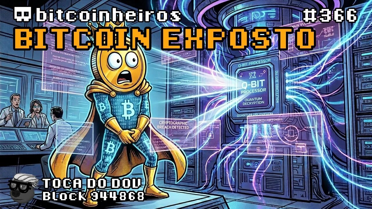 35% da rede Bitcoin está vulnerável a um Computador Quântico! E agora?
