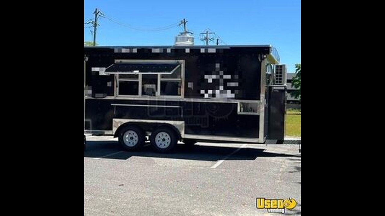 TURNKEY - 2024 8' x 16' Kitchen Food Concession Trailer with Pro-Fire Suppression