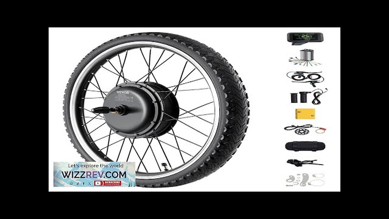 1000W Electric Bike Conversion Kit 48V 420rpm 26" Front Wheel E-Bike Hub Review