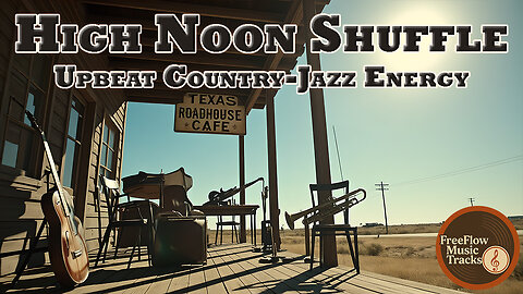 High Noon Shuffle | Upbeat Country-Jazz Instrumental (Slide Guitar & Sax) | FreeFlow Music Tracks