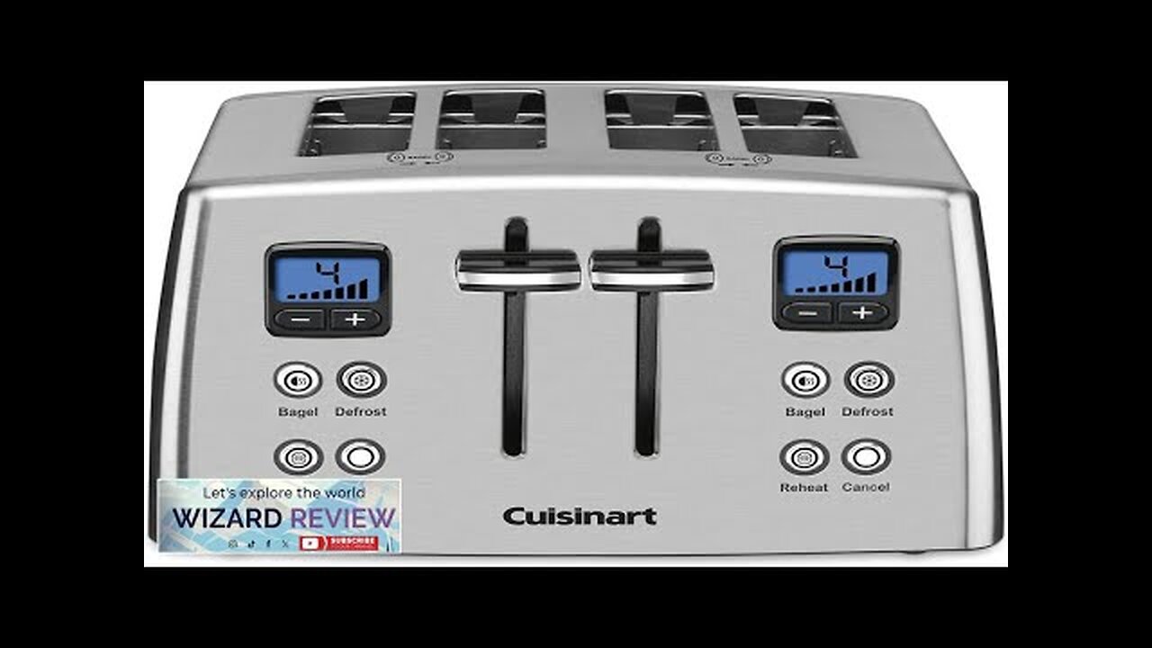 Cuisinart CPT-435P1 4-Slice Countdown Motorized Toaster Stainless Steel Review