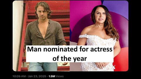 Best actress nomination is a man