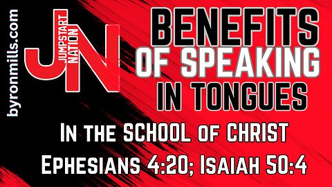 Speaking in TONGUES: The SCHOOL of the ANOINTING - Ephesians 4:20; Isaiah 50:4