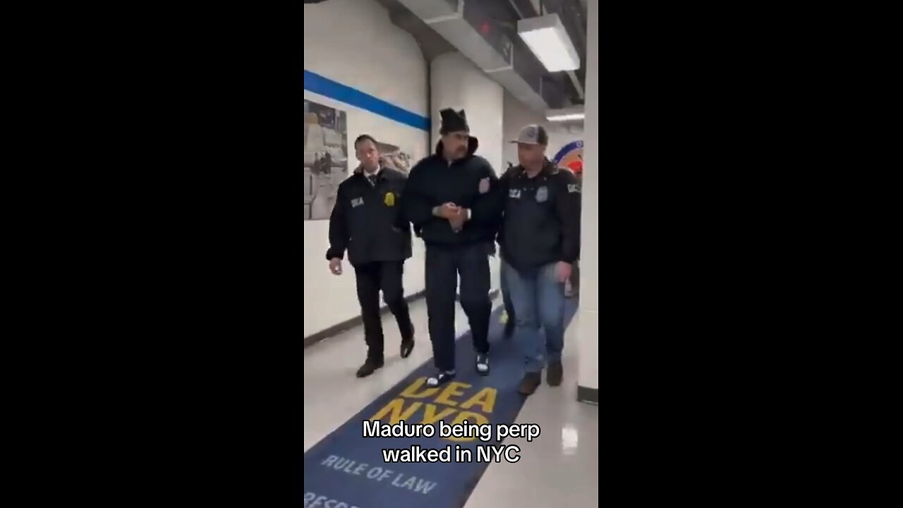 Maduro perp walked in NYC