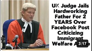 UK Judge Jails Hardworking Father For 2 YEARS Over Facebook Post Criticizing Immigrant Welfare Abuse