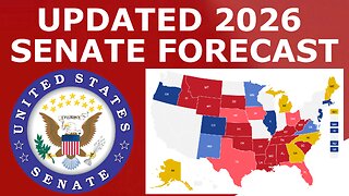 Updated 2026 Senate Map Prediction (November 7, 2025)