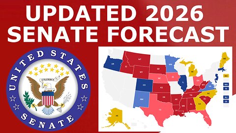 Updated 2026 Senate Map Prediction (November 7, 2025)