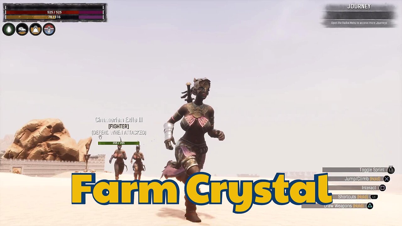 Conan Exiles farming Crystal
