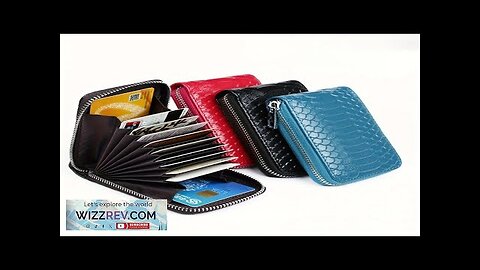 Business PU Leather Wallet ID Credit Card Holder Handbag Multi Card Leather Review