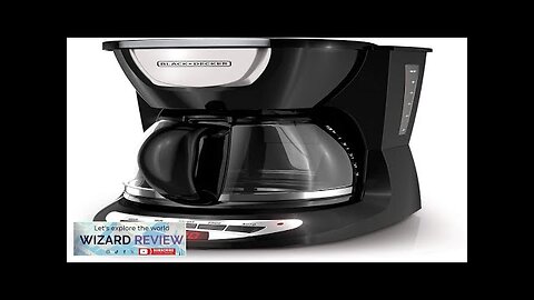 BLACK+DECKER Programmable 12 Cup Drip Coffee Maker Duralife Easy-View Water Review